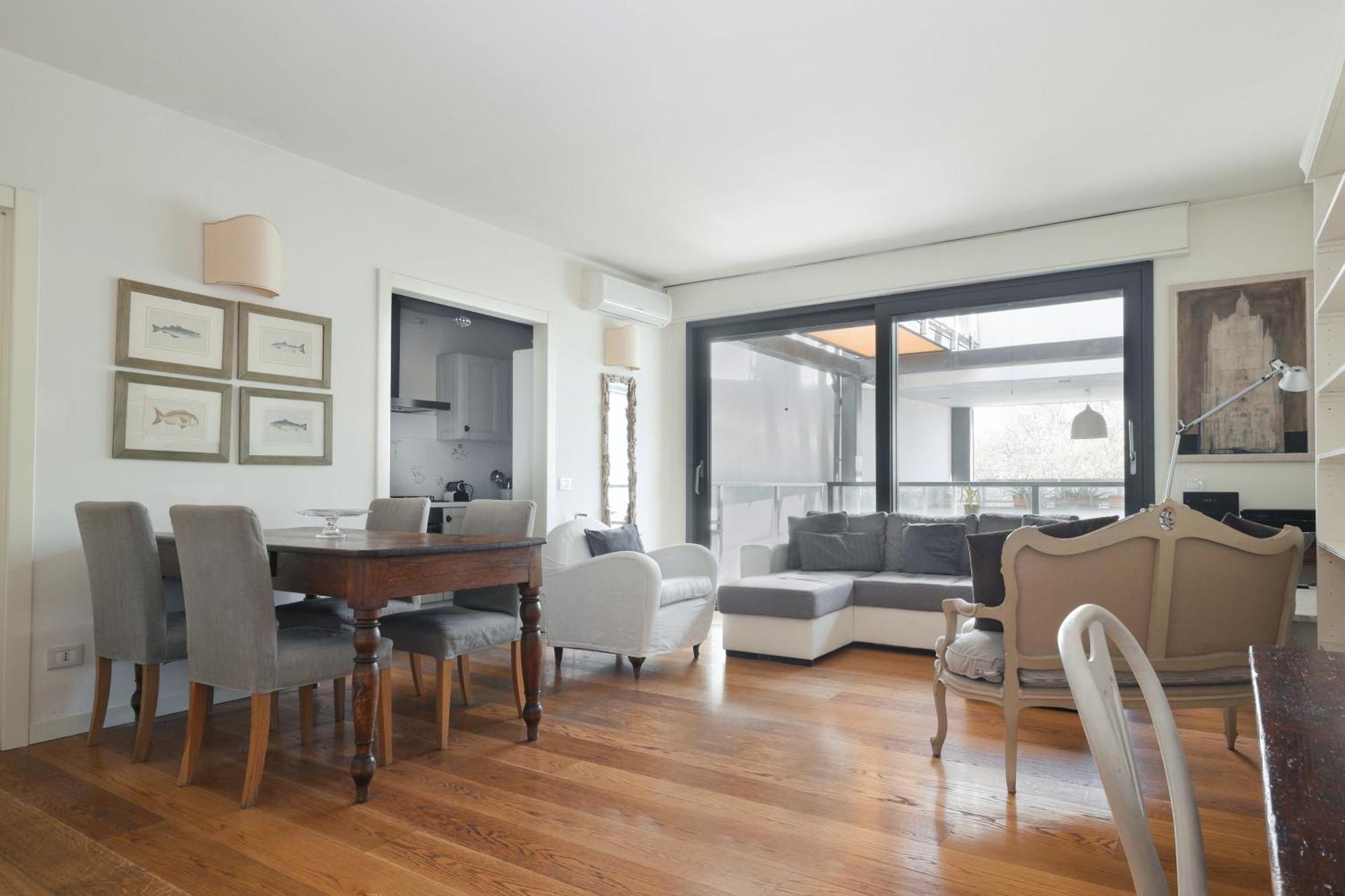 Joivy Delightful Family Flat With Terrace Lägenhet Milano Exteriör bild
